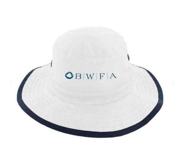 Ahead White/Navy The Palmer Bucket Hat