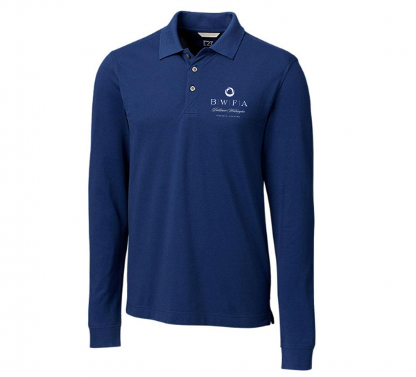 Cutter & Buck Men’s Indigo Advantage Long Sleeve Polo