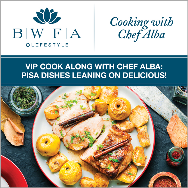 WEBINAR: VIP Cook Along with Chef Alba: Pisa Dishes Leaning on ...