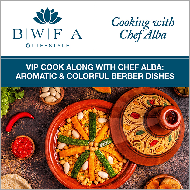 WEBINAR: VIP Cook Along with Chef Alba: Aromatic & Colorful Berber ...